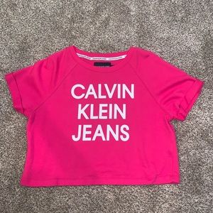 Calvin Klein cropped t-shirt